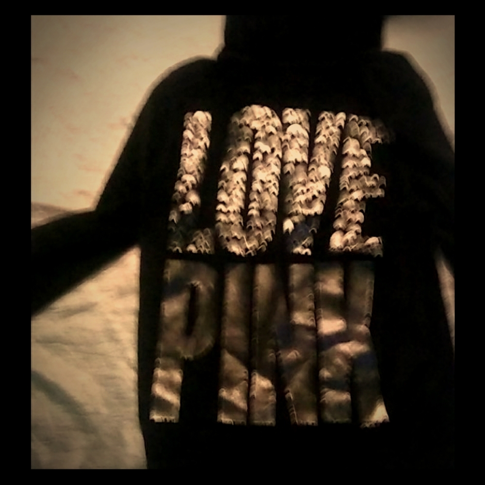 Victoria secret velour bling hoodie